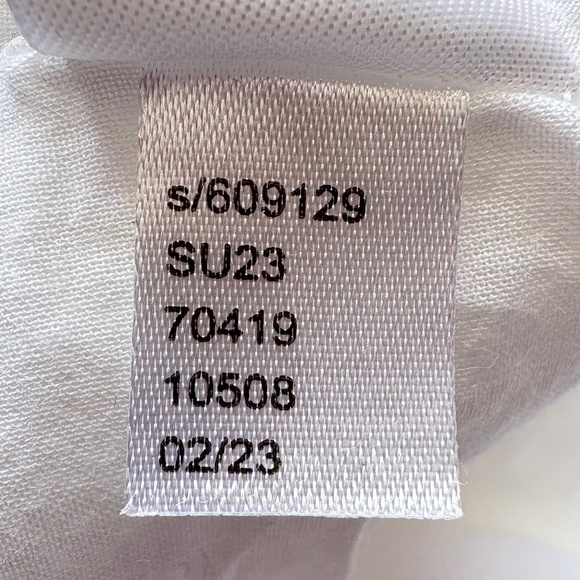 Loft Puff Sleeve Polka Dot Embroidered Tiered Dressb Size S Boho - Picture 13 of 14